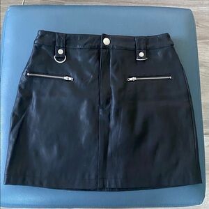 UO faux leather skirt